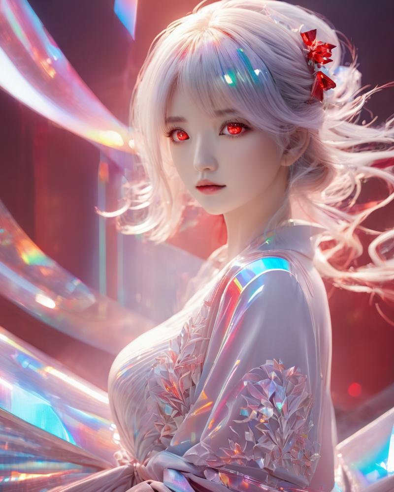 06165-838800827-_lora_xl-holographic-全息V20_0.9_,holographic,1girl,high quality exquisite wallpaper,wide_shot,red eyes,white hair,.png